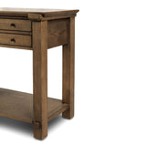 Gardendale Console Table in Tan Oak from Four Hands - Luna Furniture