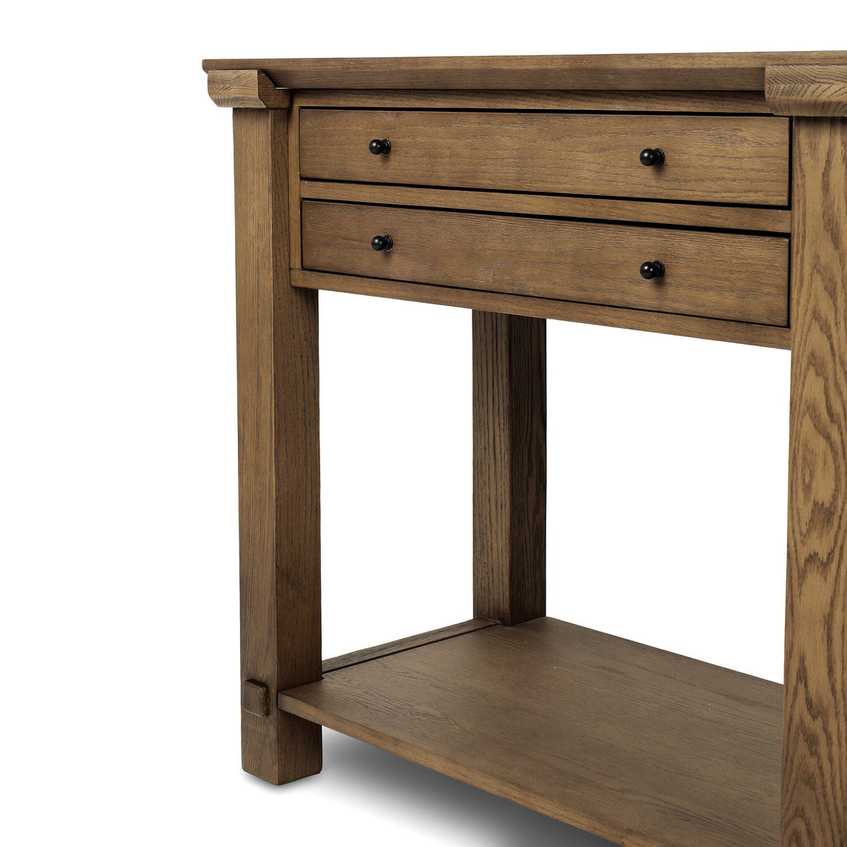 Gardendale Console Table in Tan Oak from Four Hands - Luna Furniture