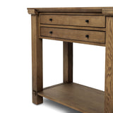 Gardendale Console Table in Tan Oak from Four Hands - Luna Furniture