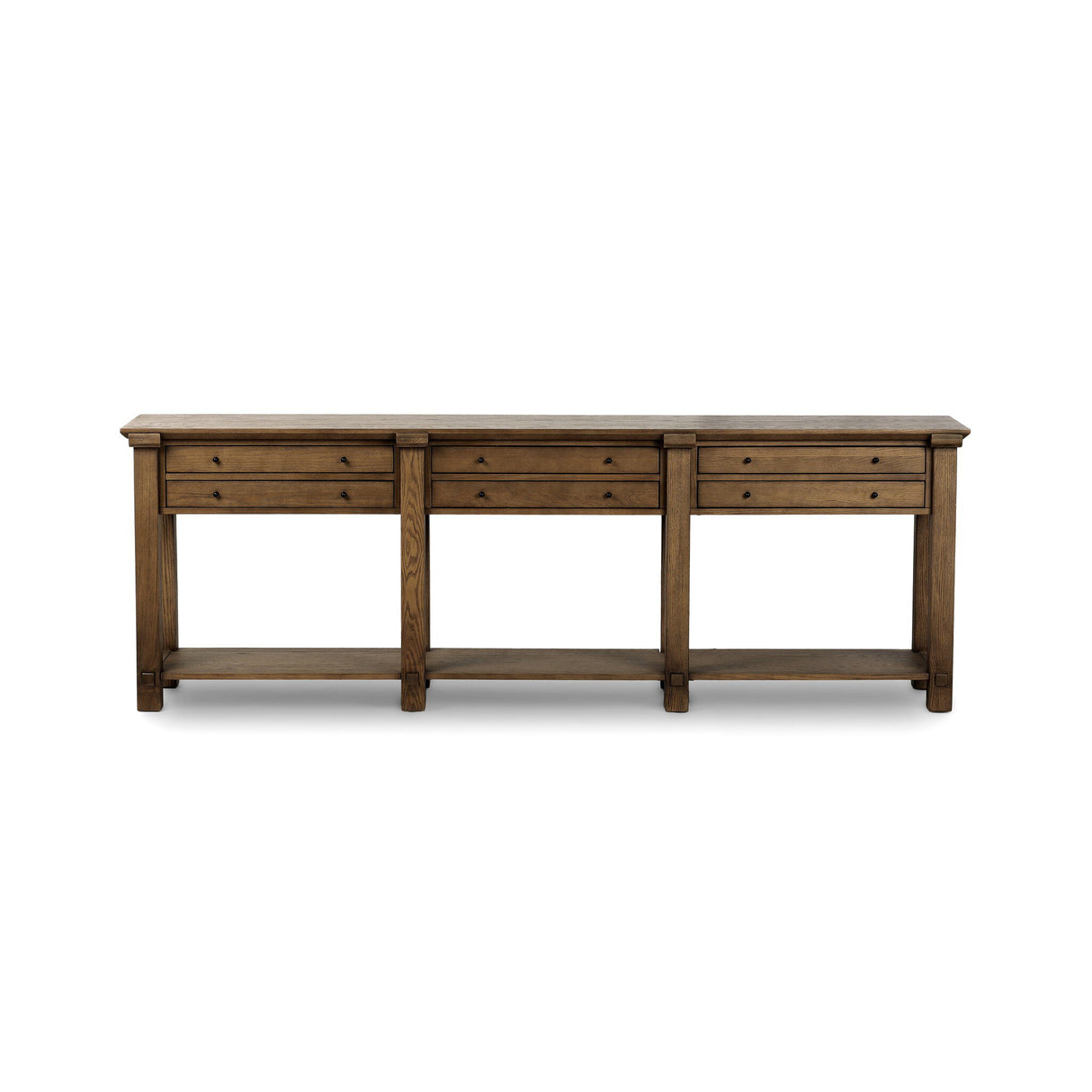Gardendale Console Table in Tan Oak from Four Hands - Luna Furniture