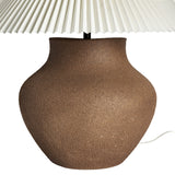 Parma Table Lamp in Textured Dark Sand Porcelain from Four Hands - Luna Furniture