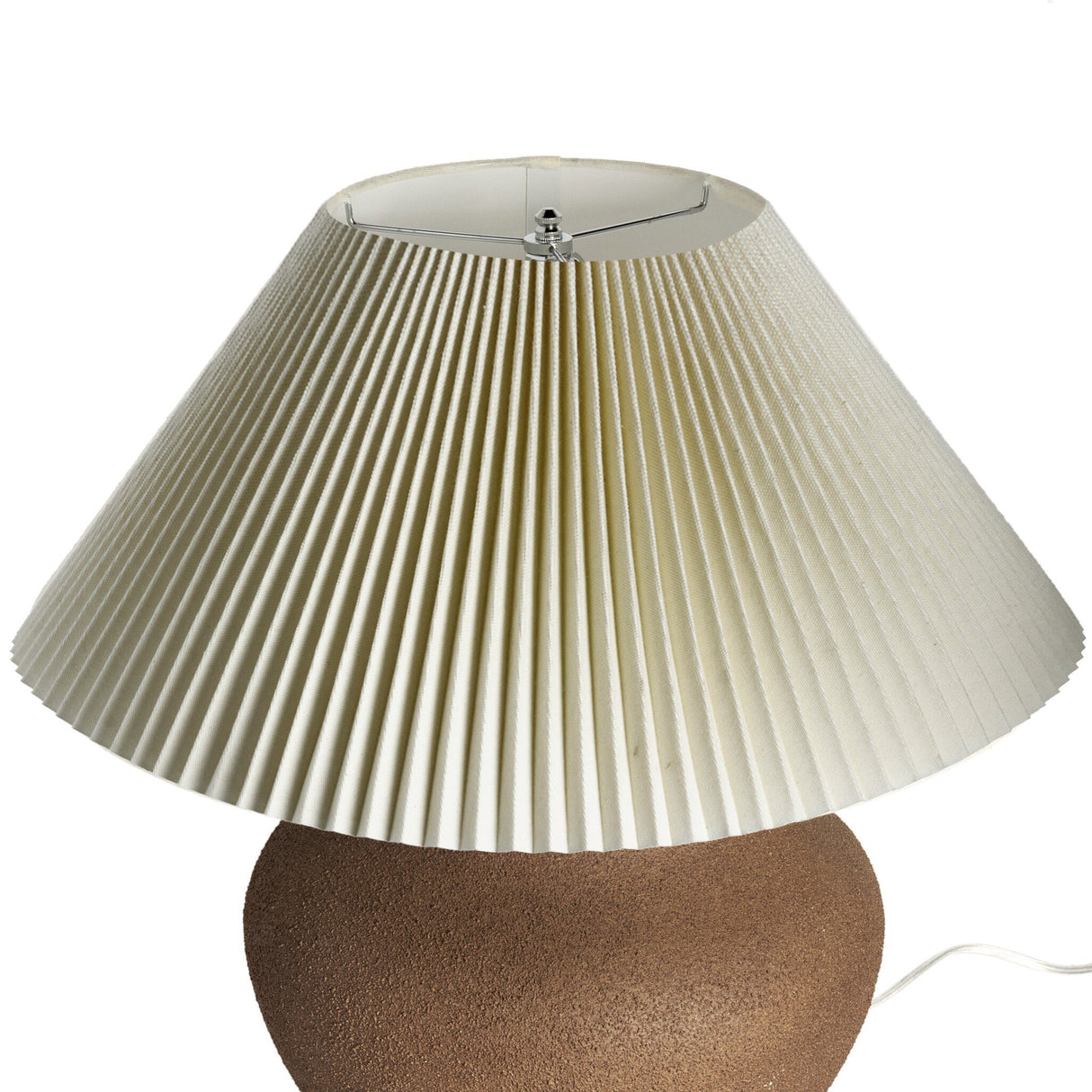 Parma Table Lamp in Textured Dark Sand Porcelain from Four Hands - Luna Furniture