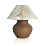 Parma Table Lamp in Textured Dark Sand Porcelain from Four Hands - Luna Furniture