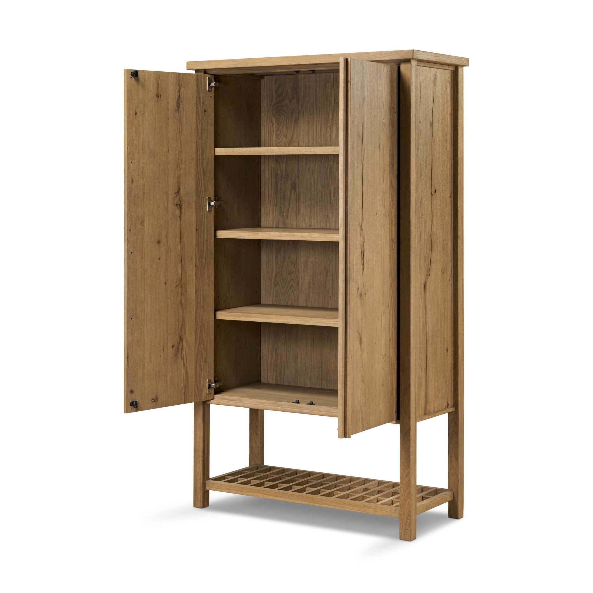 Dalton Cabinet in Aged Natural Oak Veneer – Luna Furniture