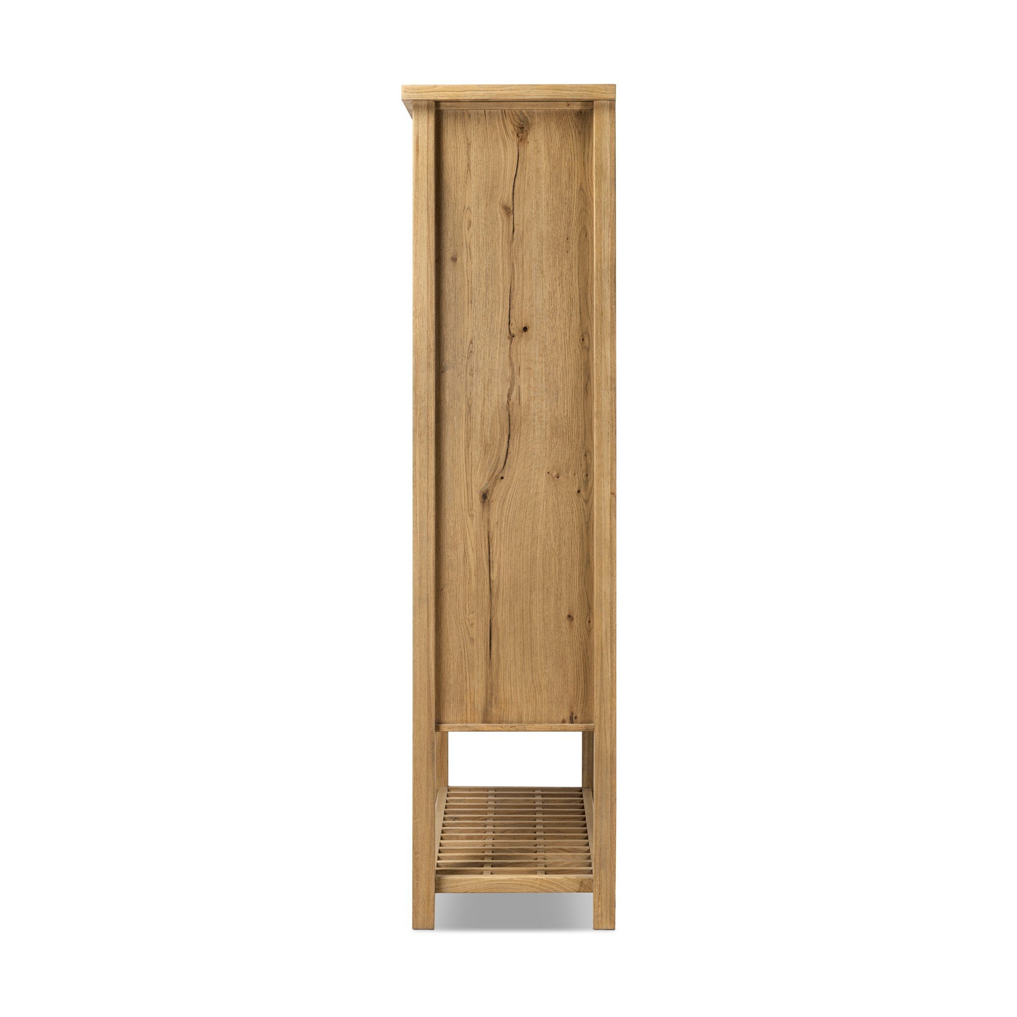 Dalton Cabinet in Aged Natural Oak Veneer – Luna Furniture