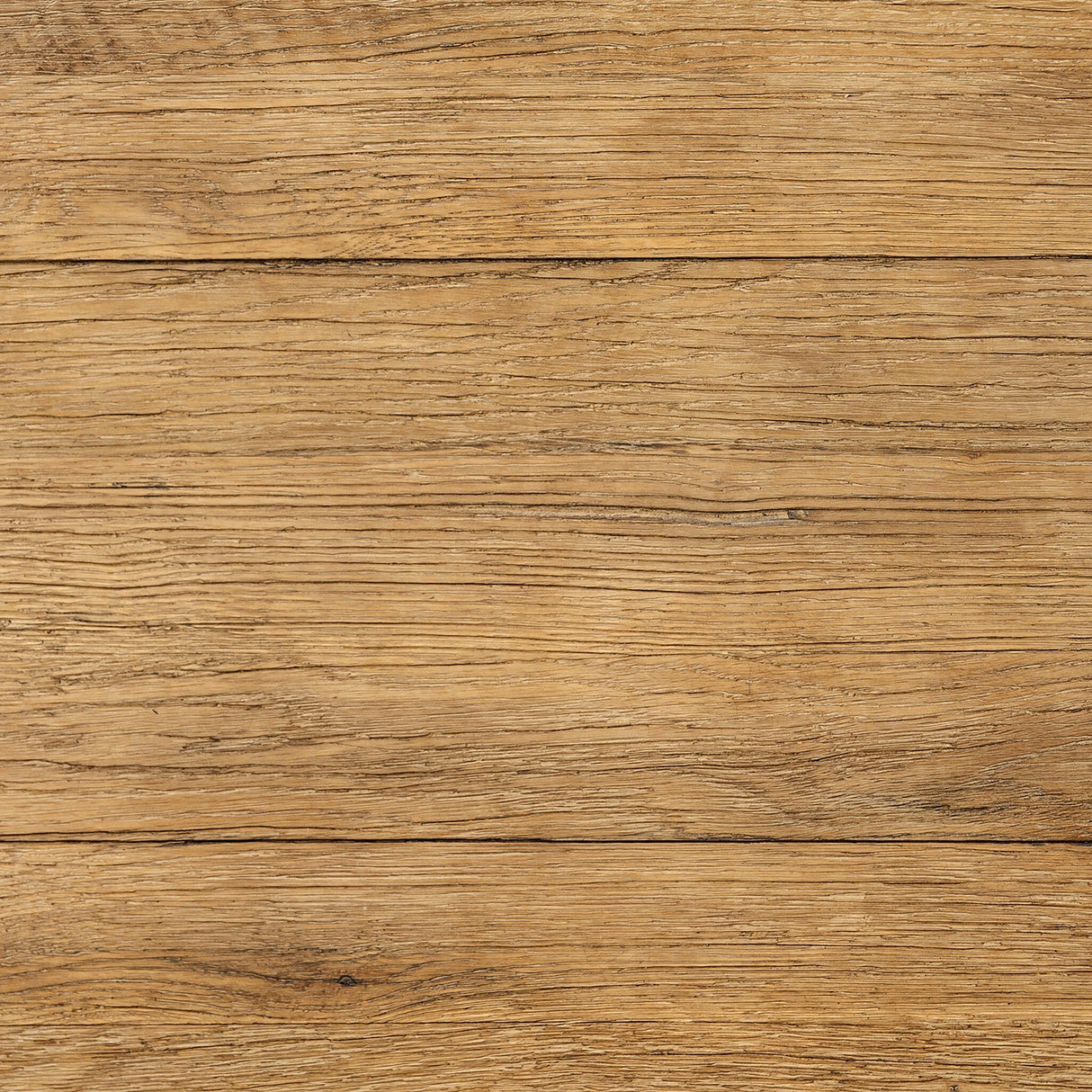 Zeno Console Table in Distressed Blonde Oak Veneer from Four Hands - Luna Furniture