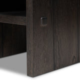 Zeno End Table in Smoked Black Resawn Oak from Four Hands - Luna Furniture