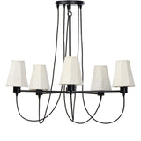 Webster Chandelier in Jet Black from Four Hands - Luna Furniture