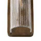 Kenji Sconce in Clear Reeded Glass from Four Hands - Luna Furniture