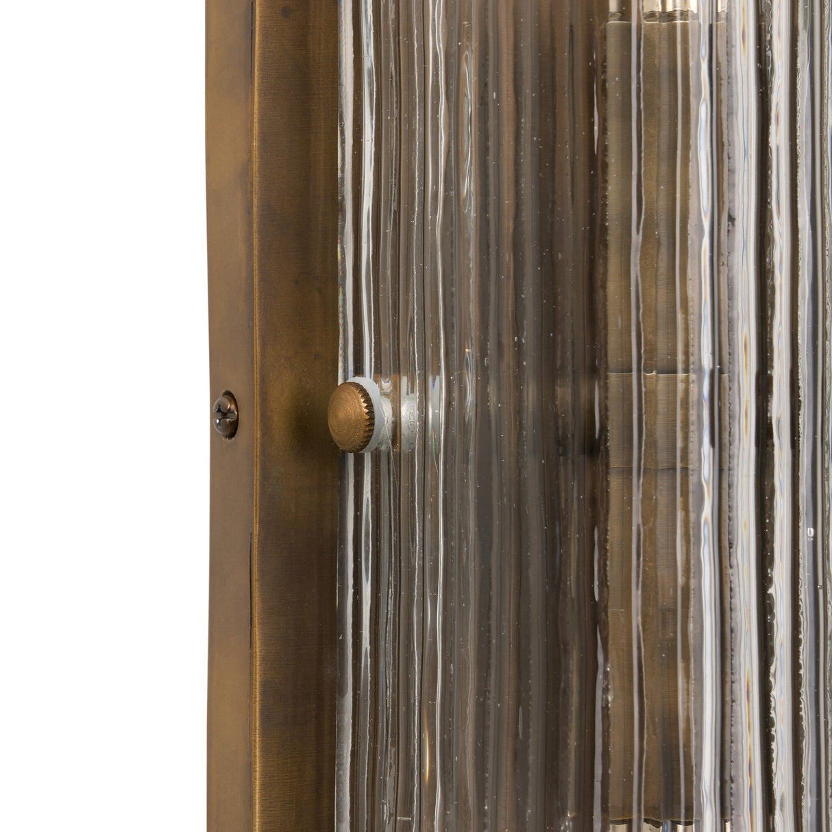 Kenji Sconce in Clear Reeded Glass from Four Hands - Luna Furniture