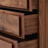 Stafford 6 Drawer Dresser in Walnut Natural from Four Hands - Luna Furniture