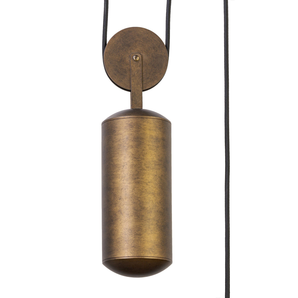 Emeric Pendant in Burnished Brass Aluminum from Four Hands - Luna Furniture