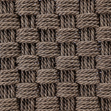 Savio Outdoor Bar + Counter Stool in Dark Textured Woven from Four Hands - Luna Furniture