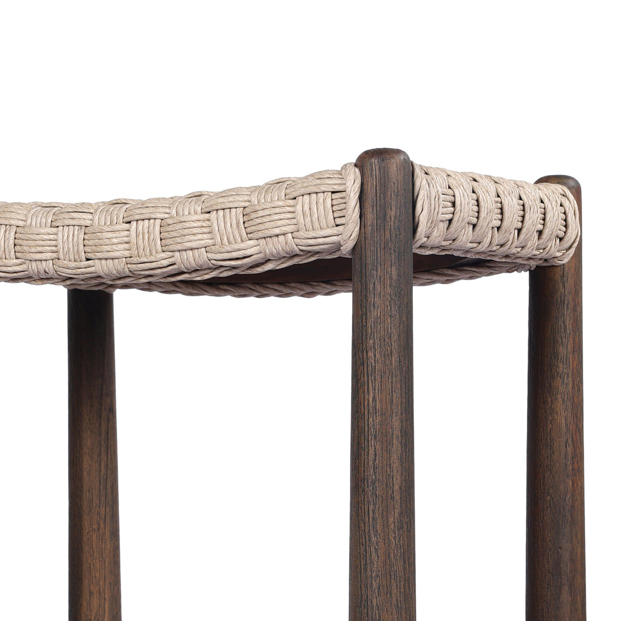 Savio Outdoor Bar + Counter Stool in Vintage White from Four Hands - Luna Furniture