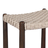 Savio Outdoor Bar + Counter Stool in Vintage White from Four Hands - Luna Furniture