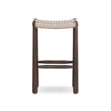 Savio Outdoor Bar + Counter Stool in Vintage White from Four Hands - Luna Furniture