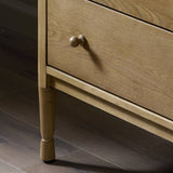 Franny 6 Drawer Dresser in Saddle Brown Veneer from Four Hands - Luna Furniture