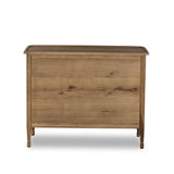 Franny 3 Drawer Chest in Saddle Brown Veneer from Four Hands - Luna Furniture