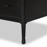 Franny 3 Drawer Chest in Espresso Oak Veneer from Four Hands - Luna Furniture