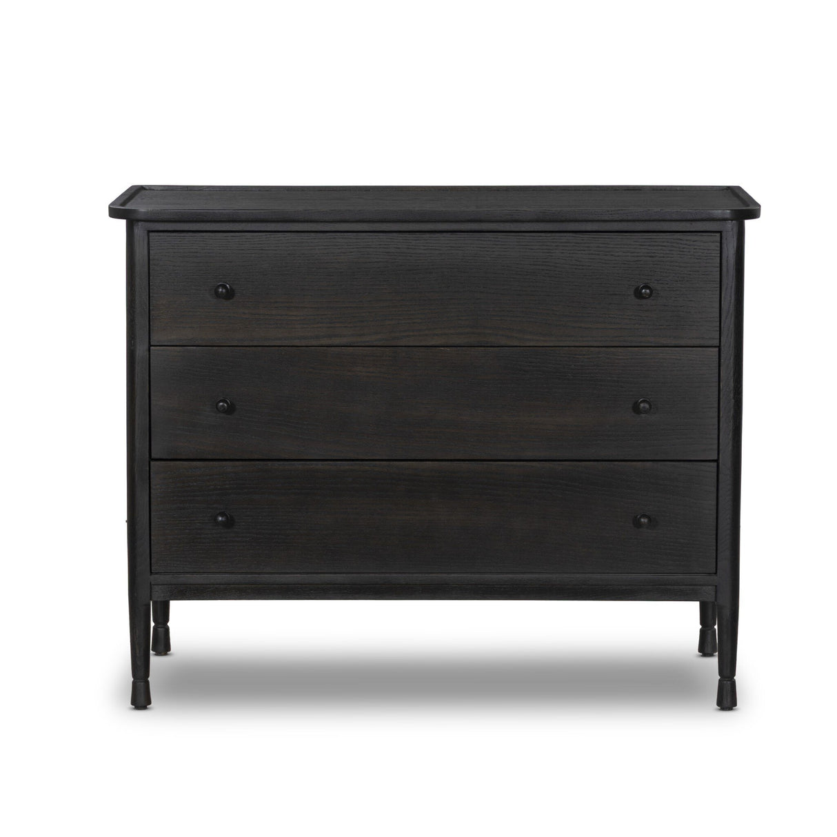 Franny 3 Drawer Chest in Espresso Oak Veneer from Four Hands - Luna Furniture