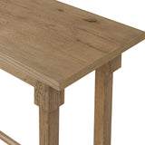 Edison Console Table in Worn Oak Veneer from Four Hands - Luna Furniture