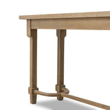 Edison Console Table in Worn Oak Veneer from Four Hands - Luna Furniture