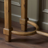 Edison Console Table in Worn Oak Veneer from Four Hands - Luna Furniture