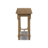 Edison Console Table in Worn Oak Veneer from Four Hands - Luna Furniture