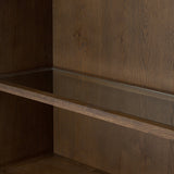 Sussex Wide Cabinet in Smoked Black from Four Hands - Luna Furniture