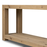 Emmer Console Table in Aged Smoked Oak from Four Hands - Luna Furniture