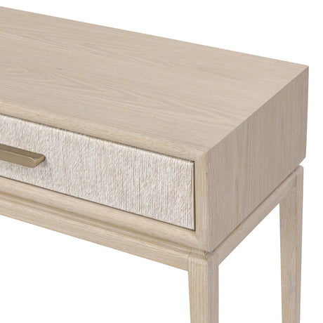 Rosenell Console Table - 60" in Natural Oak Solid from Four Hands - Luna Furniture