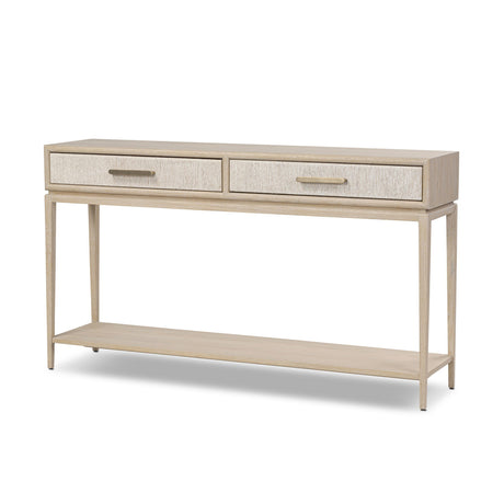 Rosenell Console Table - 60" in Natural Oak Solid from Four Hands - Luna Furniture