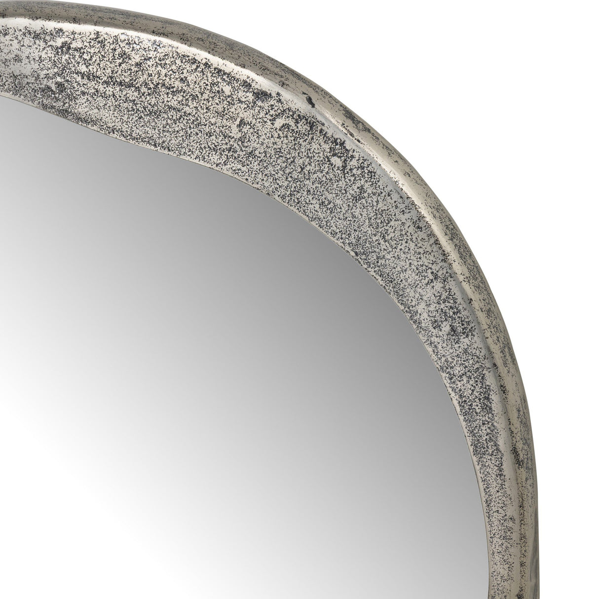 Chavez Mirror in Raw Antique Nickel from Four Hands - Luna Furniture