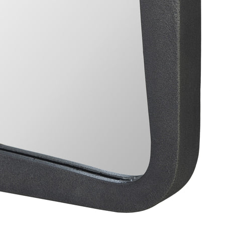 Regis Wall Mirror in Hammered Grey from Four Hands - Luna Furniture