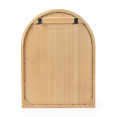 Belvin Wall Mirror in Sandy Nettlewood from Four Hands - Luna Furniture