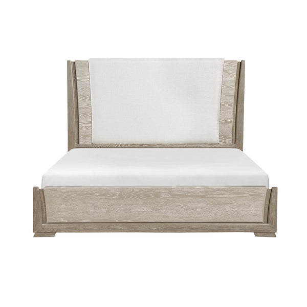 Aeon Brown/Gray LED King Bed