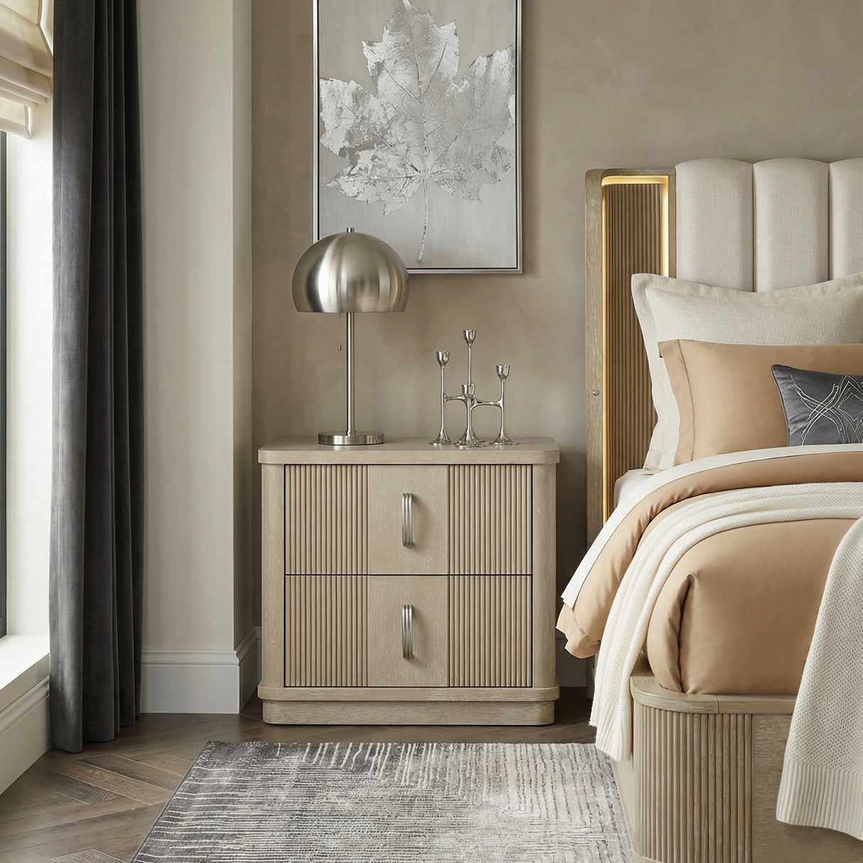 2500-4 Night Stand from Homelegance - Luna Furniture