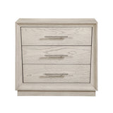 Solas Wire Brushed Gray Nightstand