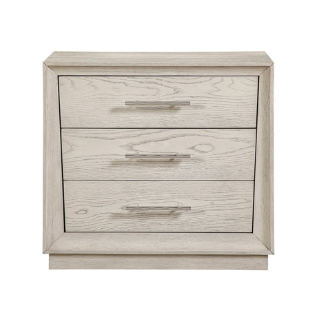 Solas Wire Brushed Gray 5-Piece Queen Bedroom Set from Homelegance - Luna Furniture