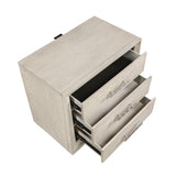 Solas Wire Brushed Gray Nightstand