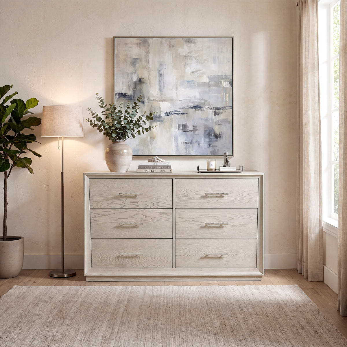 Solas Light Gray Dresser from Homelegance - Luna Furniture