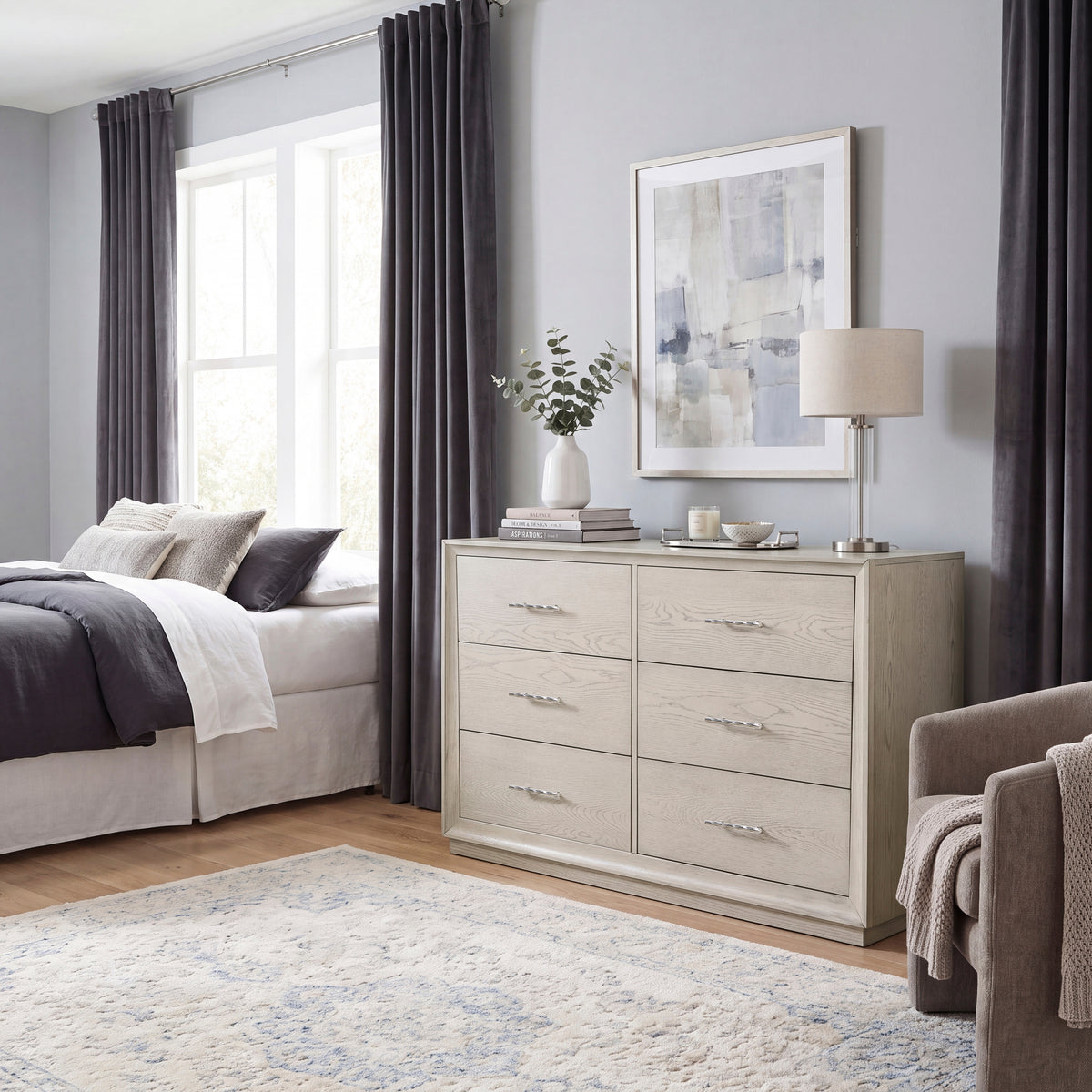 Solas Light Gray Dresser from Homelegance - Luna Furniture