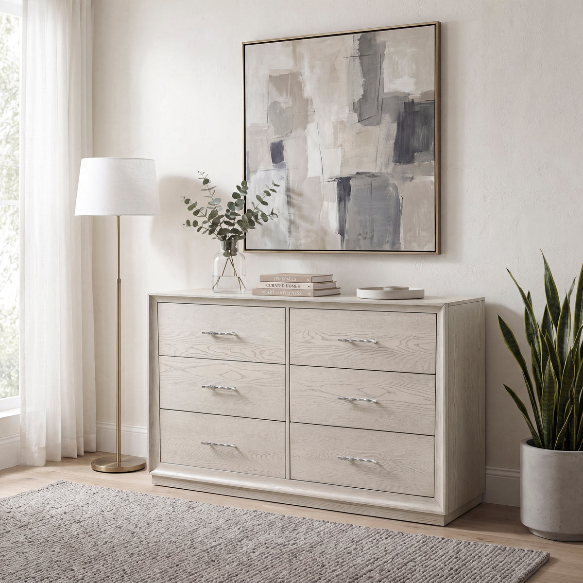 Solas Light Gray Dresser from Homelegance - Luna Furniture