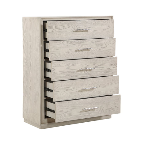 Solas Wire Brushed Gray Bedroom Set from Homelegance - Luna Furniture