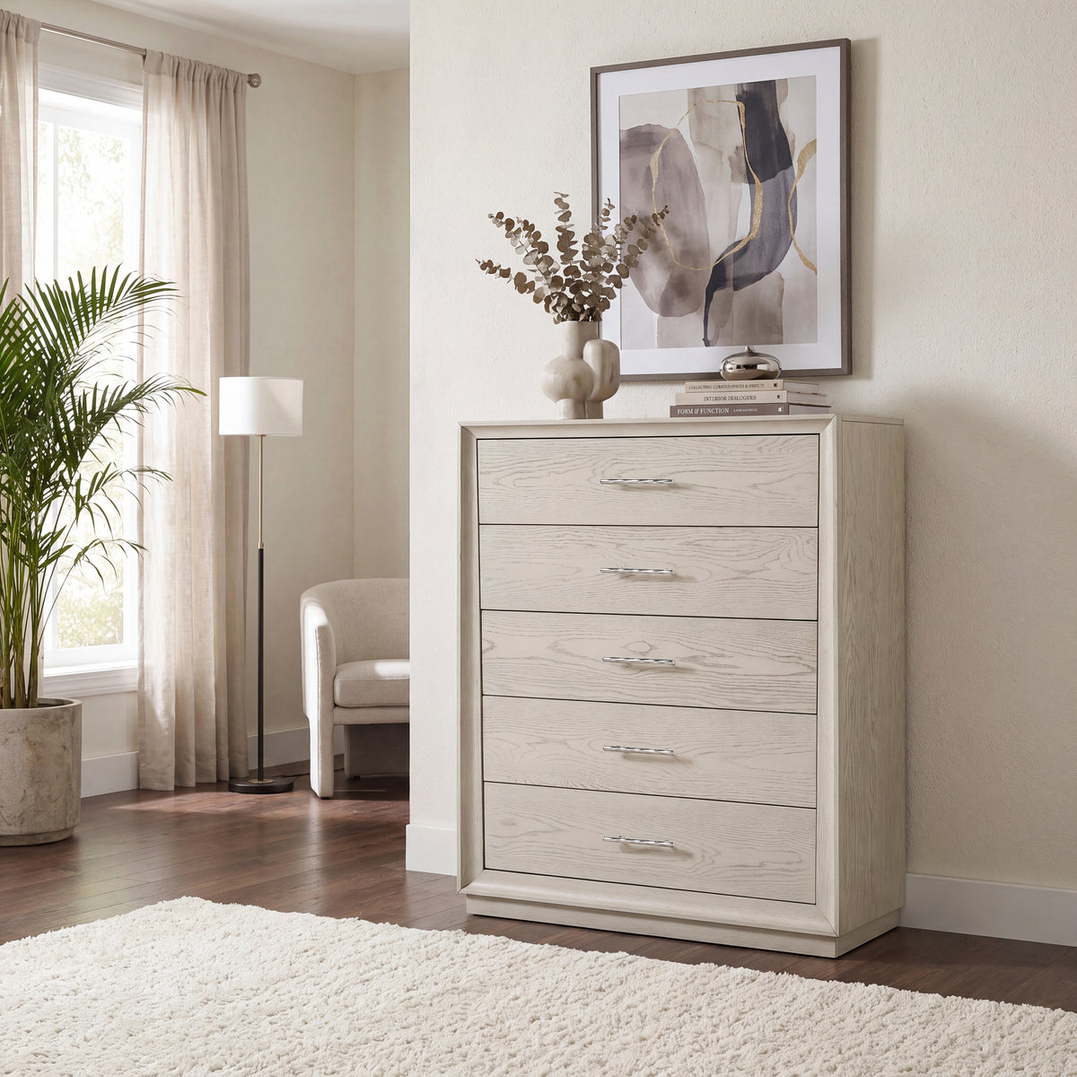 Solas Light Gray Chest from Homelegance - Luna Furniture