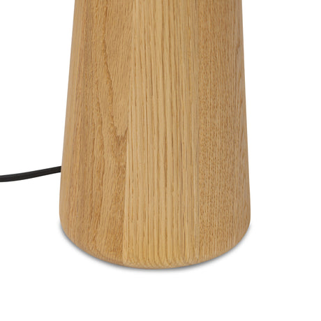 Nora Drum Table Lamp in Light Oak from Four Hands - Luna Furniture