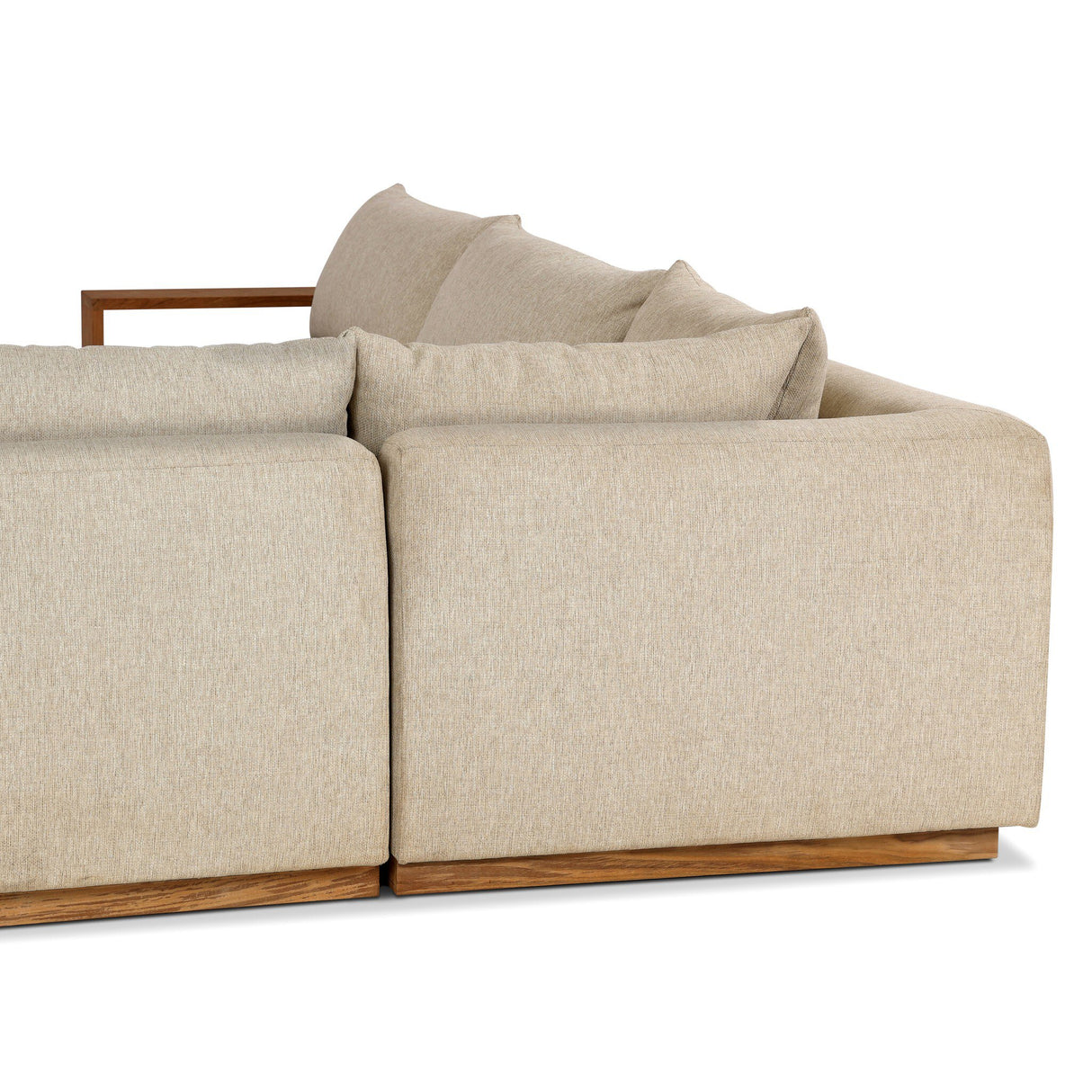 Branford Outdoor 3 Pc Sectional in Ellor Beige from Four Hands - Luna Furniture