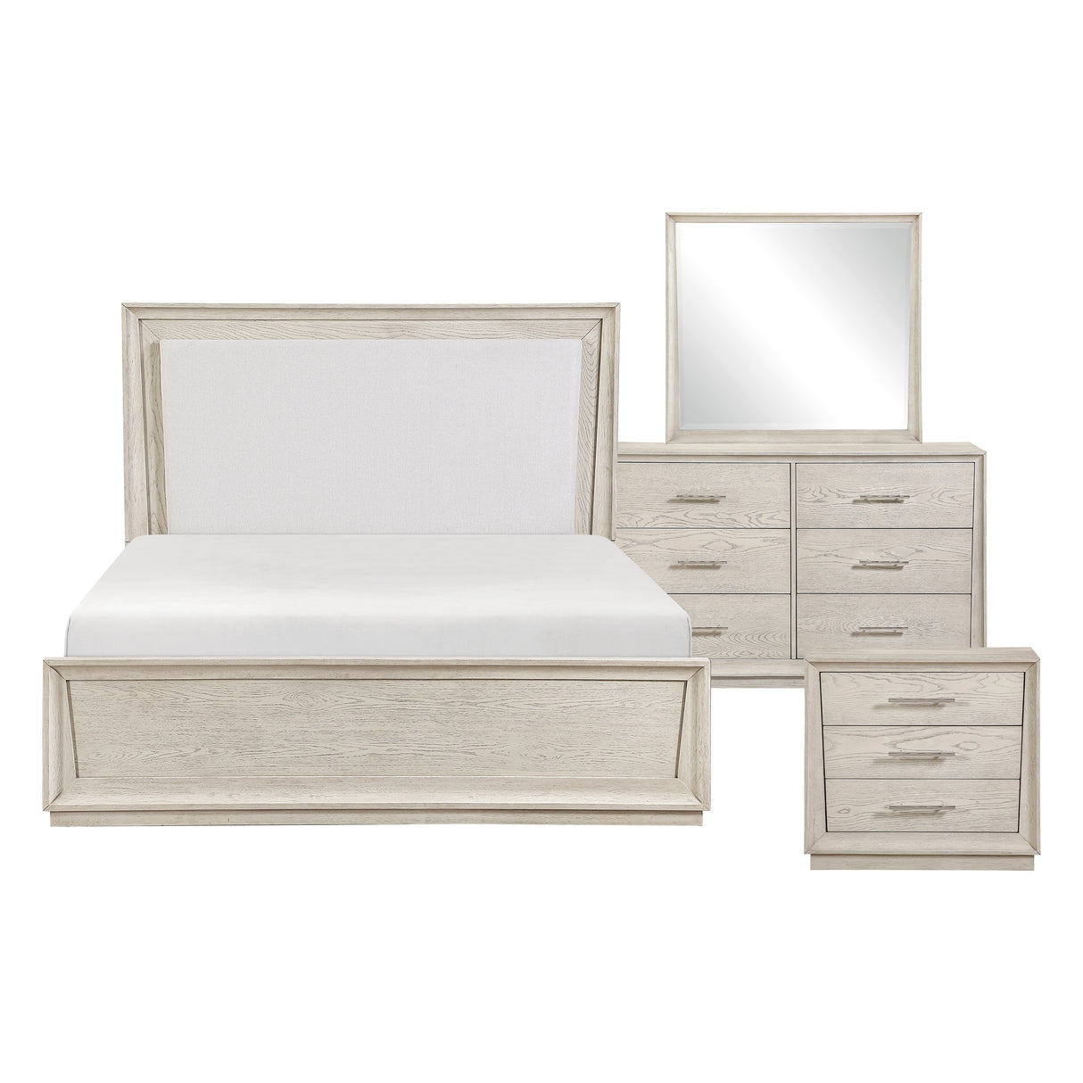 2501-1*4 4pc Set (QB+NS+DR+MR) from Homelegance - Luna Furniture