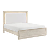 Solas Wire Brushed Gray King Bed