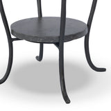 Nina End Table in Grey Italian Marble from Four Hands - Luna Furniture